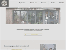Tablet Screenshot of kyokushinkai-hamburg.com